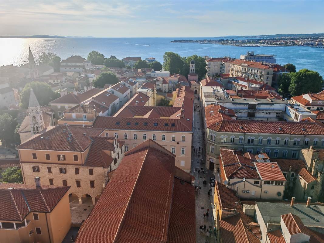 Veža kostola sv. Anastázie - Široká ulica