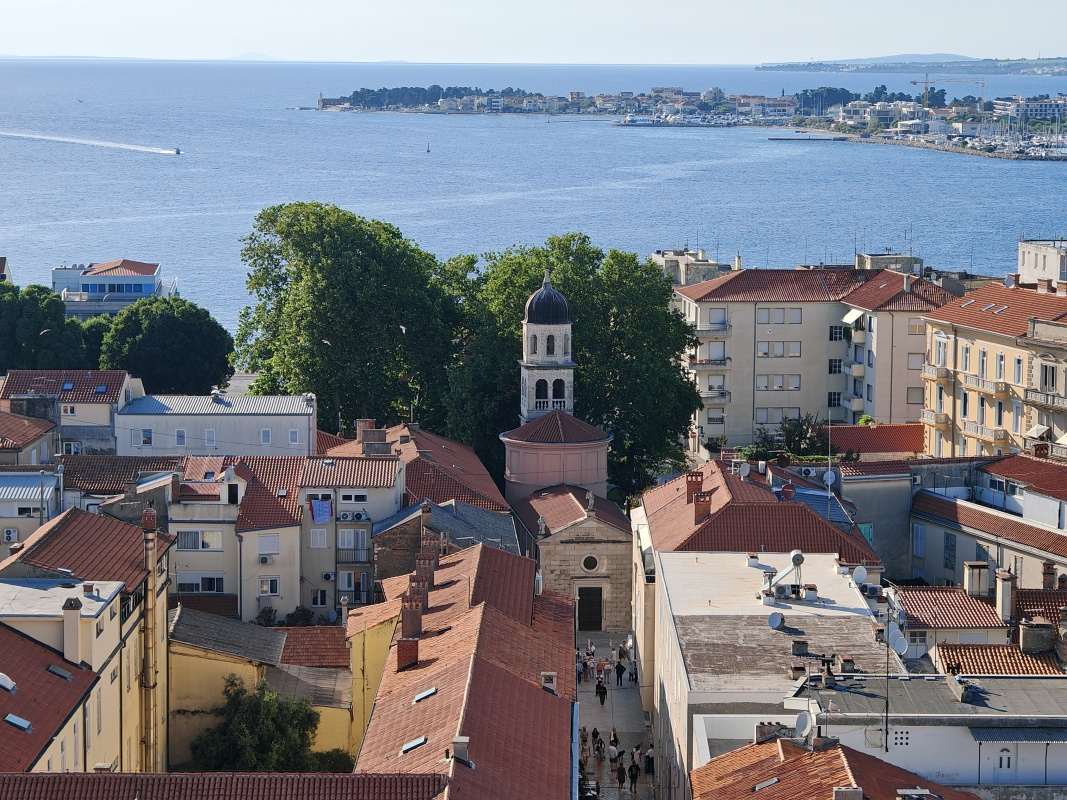 Veža kostola sv. Anastázie - Široká ulica