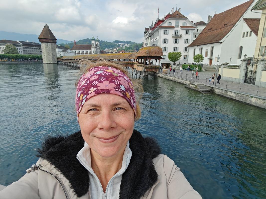 Kaplnkový most z mosta Seebrücke