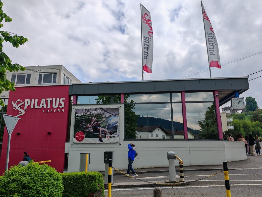 Kriens - dolná stanica lanovky na Pilatus, 10:40