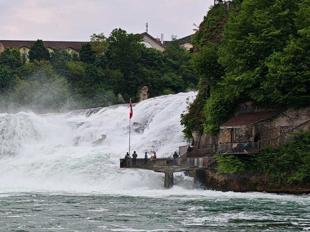 Plavba cez Rýn - najnižšia vyhliadka, tam chcem ísť