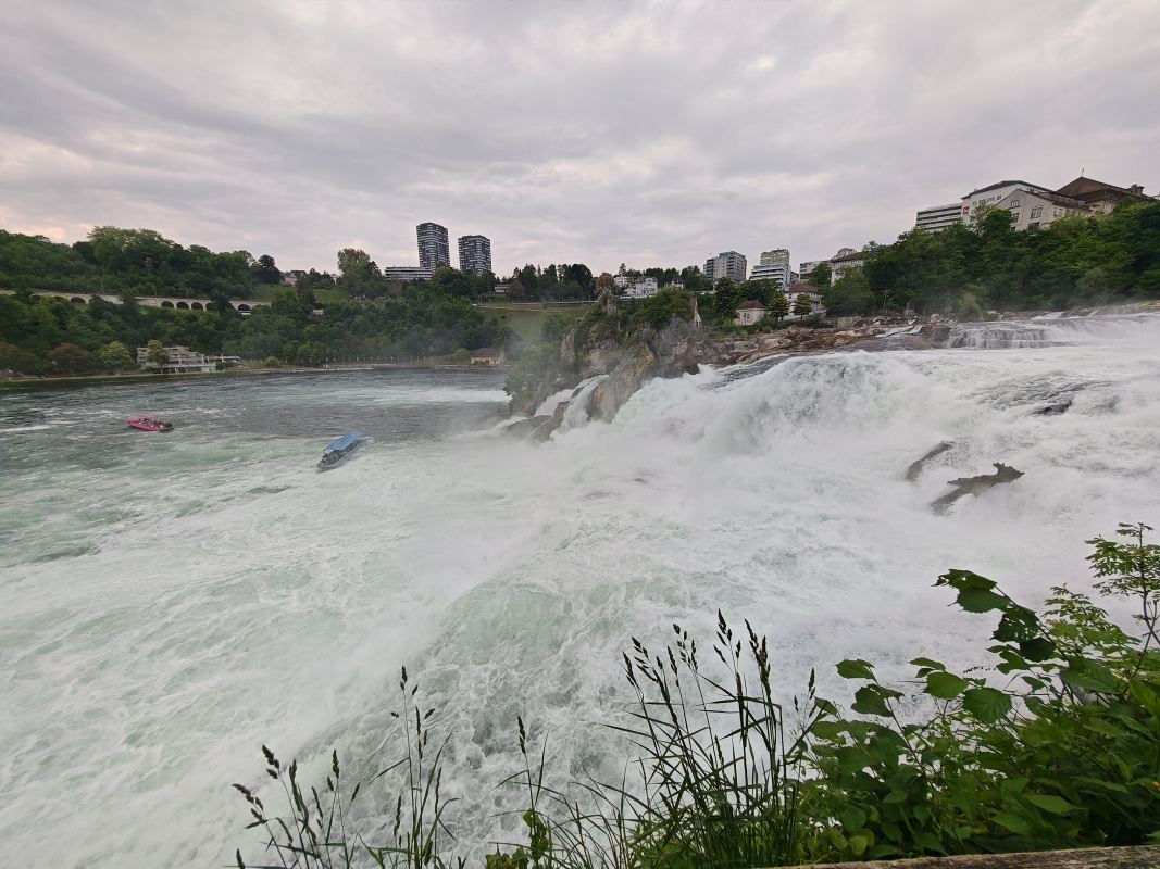 Rýnske vodopády - druhá vyhliadka