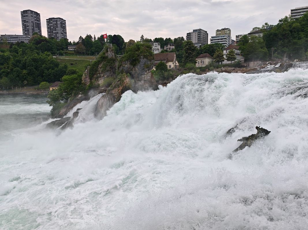 Rýnske vodopády - druhá vyhliadka