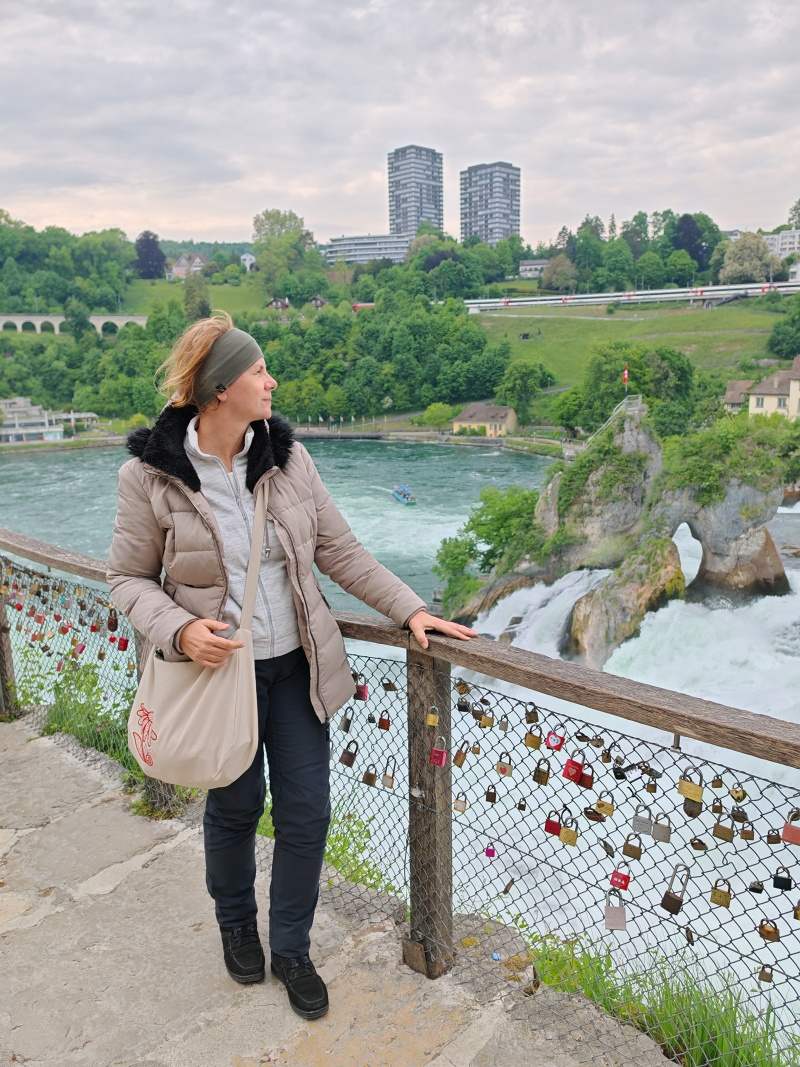 Rýnske vodopády - tretia vyhliadka