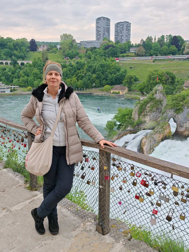 Rýnske vodopády - tretia vyhliadka