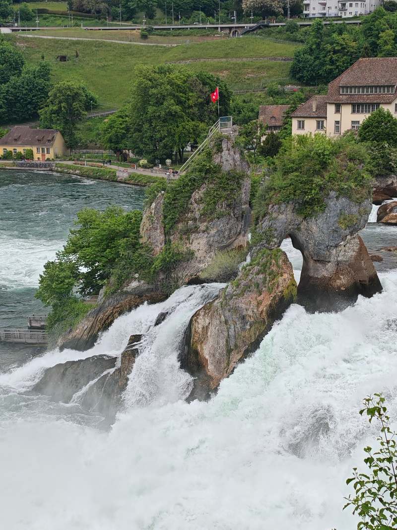 Rýnske vodopády - tretia vyhliadka
