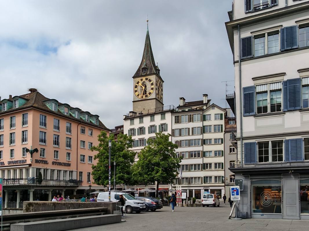 Blížime sa k St. Peter Kirche