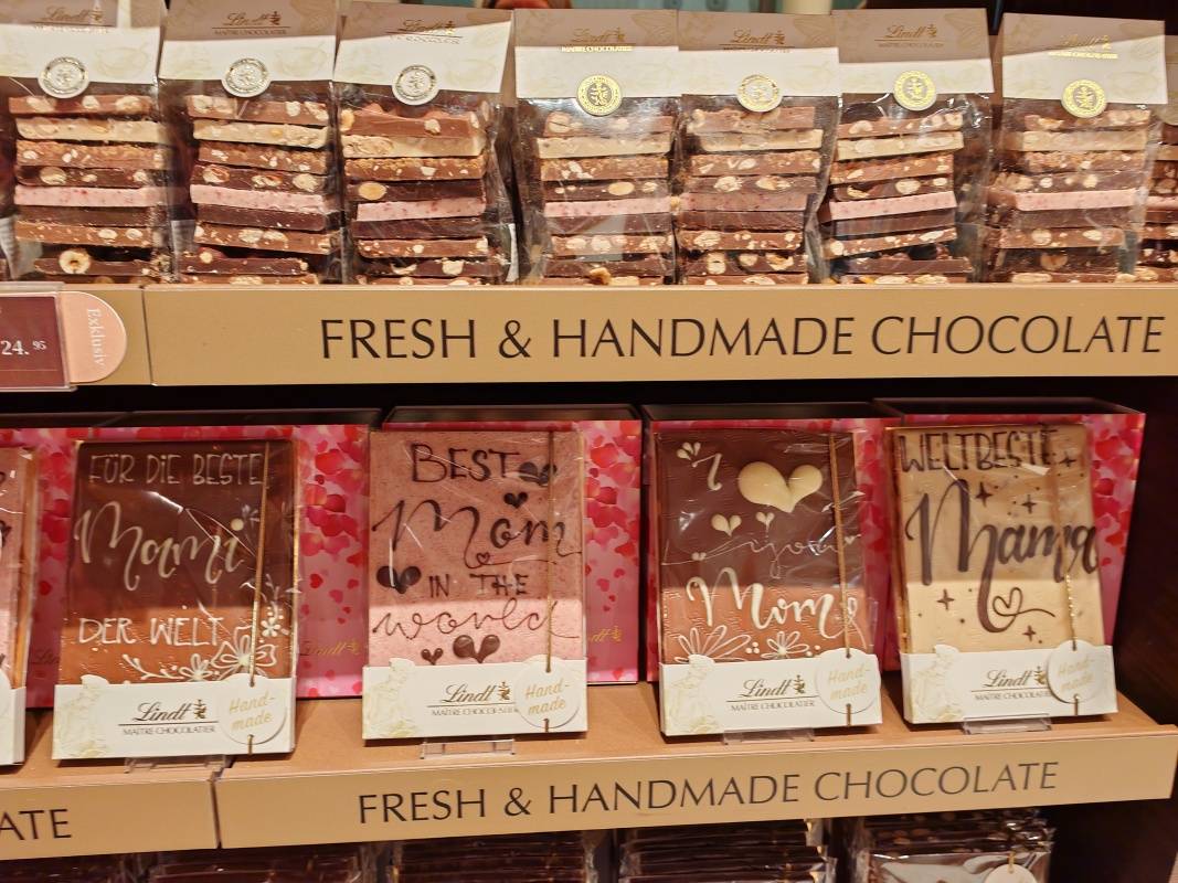Lindt Home of Chocolate - nákup suvenírov