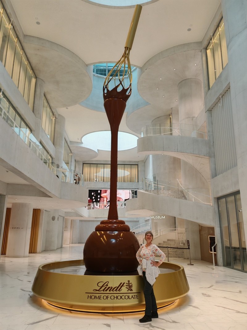 Lindt Home of Chocolate - čokoládová fontána