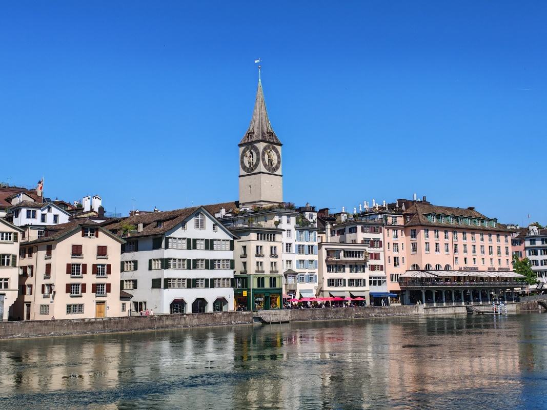 Prechádzam rieku Limmat