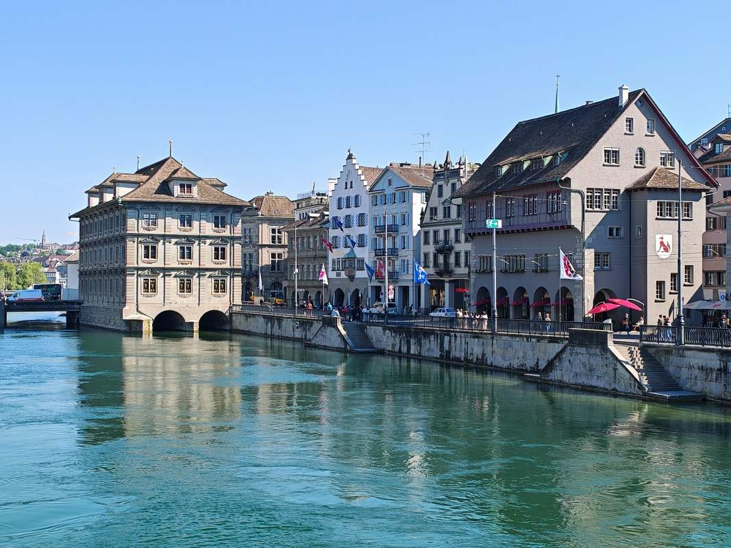 Prechádzam rieku Limmat