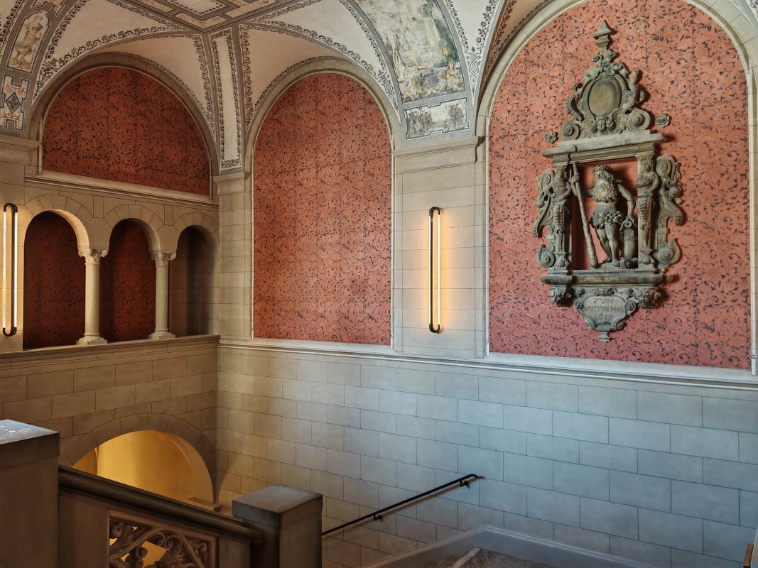 Landesmuseum - zostupujeme na nižšie poschodie