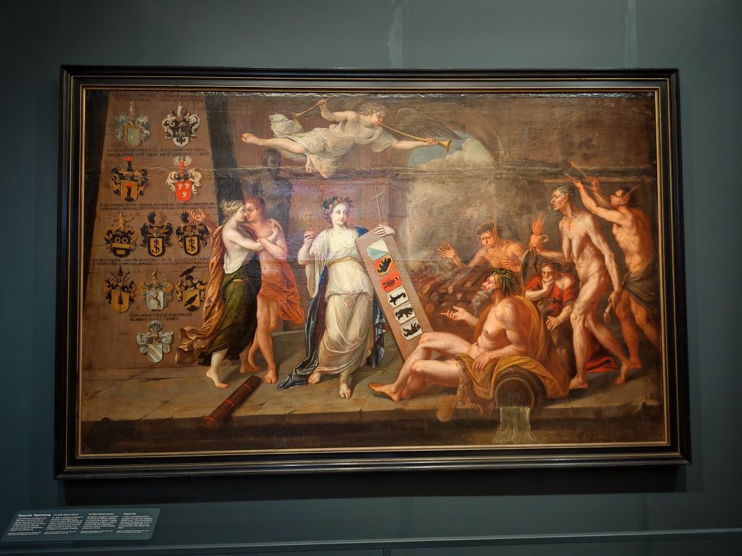 Landesmuseum - Protestantský boj, r. 1698